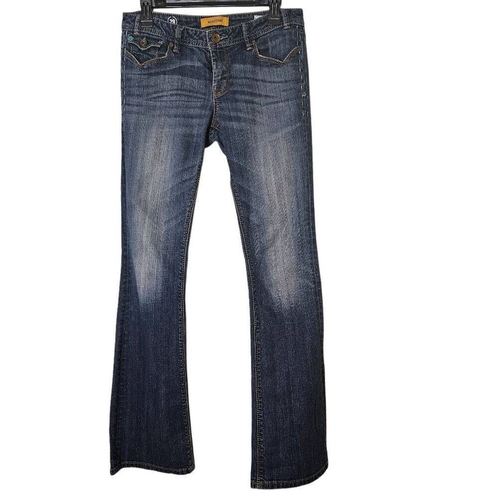 MEK DNM Naxos bootcut jeans, western inspired.  29. #944